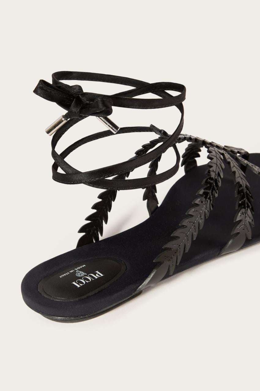 PUCCI Feather-Embellished Sandals | Women Shoes