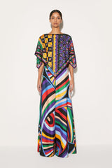 PUCCI Festa And Onde-Print Kaftan Top | Women Tops And Shirts