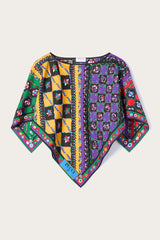 PUCCI Festa And Onde-Print Kaftan Top | Women Tops And Shirts