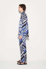 PUCCI Festa-Print Silk-Twill Shirt | Men Ready To Wear