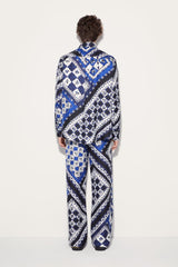 PUCCI Festa-Print Silk-Twill Shirt | Men Ready To Wear