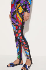 PUCCI Festa-Print Stirrup Leggings | Women Pants And Shorts