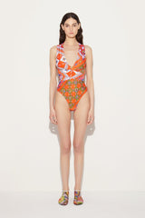 PUCCI Festa-Print Swimsuit | Women Swimsuits