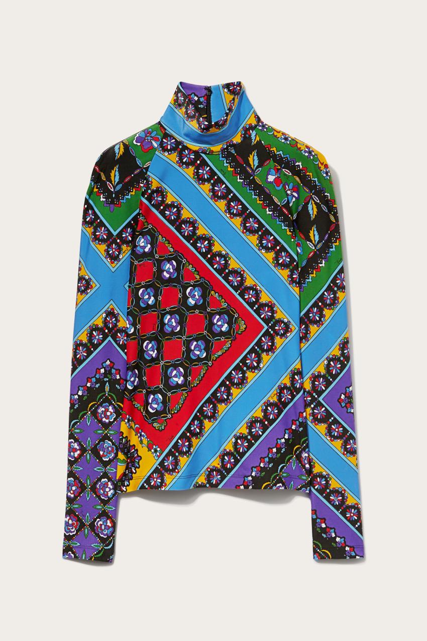 PUCCI Festa-Print Top | Women Tops And Shirts