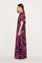 PUCCI Fontane-Print Belted Cotton Kaftan | Women Kaftans
