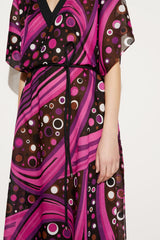 PUCCI Fontane-Print Belted Cotton Kaftan | Women Kaftans