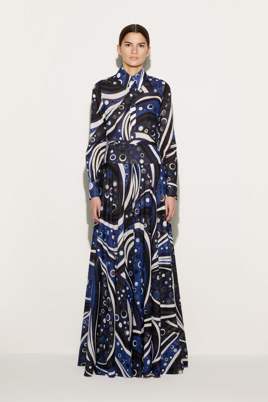 PUCCI Fontane-Print Cotton Shirt | Women Tops And Shirts