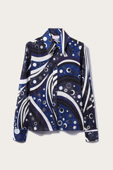 PUCCI Fontane-Print Cotton Shirt | Women Tops And Shirts