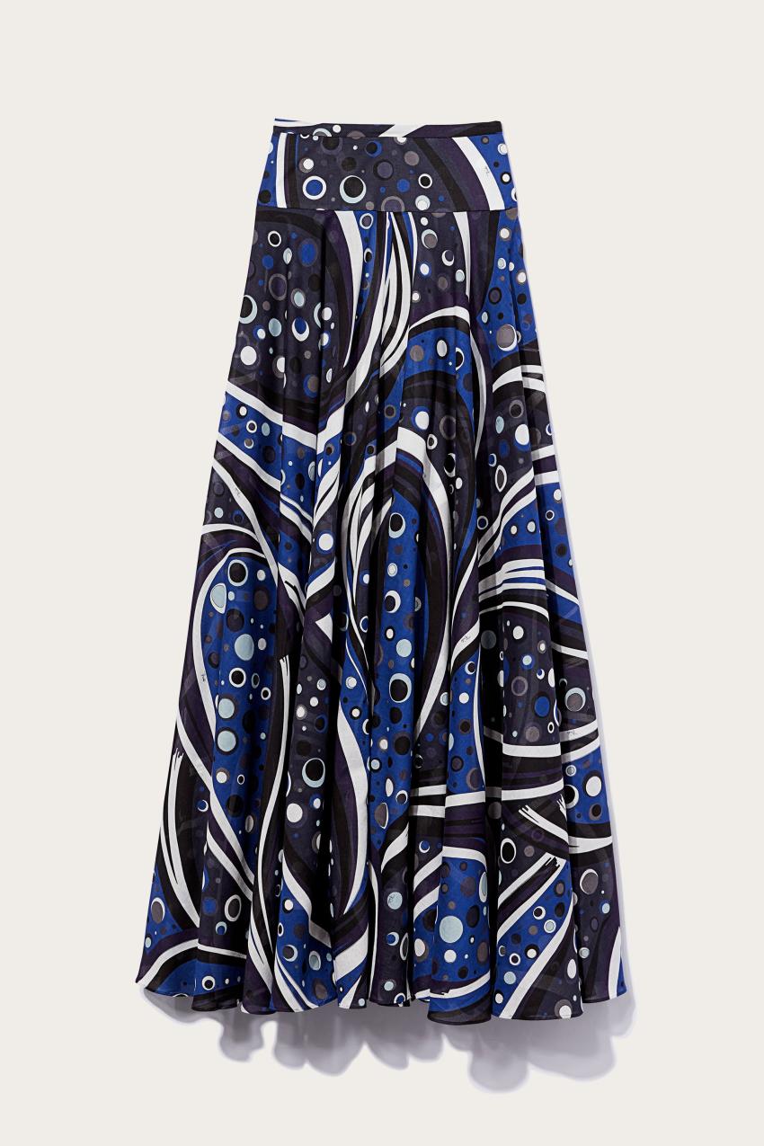 PUCCI Fontane-Print Cotton Skirt | Women Skirts