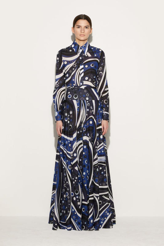 PUCCI Fontane-Print Cotton Skirt | Women Skirts