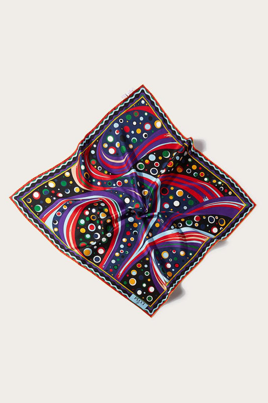PUCCI Fontane-Print Large Silk-Twill Carré | Women Silks