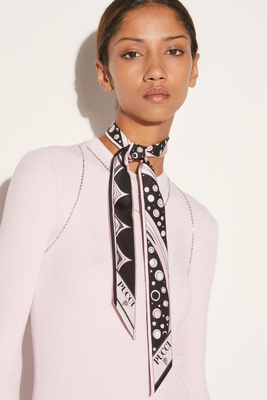 PUCCI Fontane-Print Silk-Twill Scarf | Women Silks