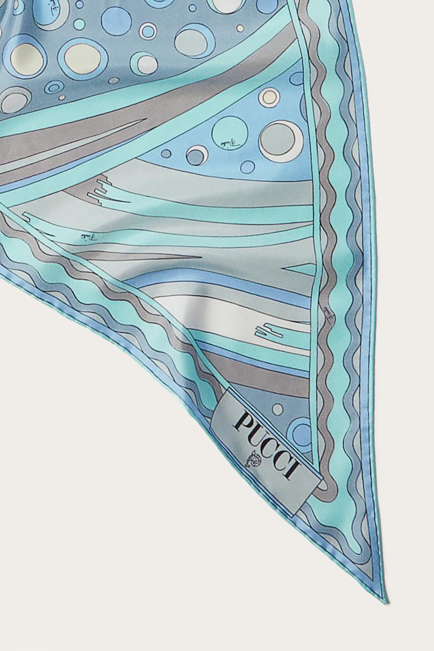 PUCCI Fontane-Print Silk-Twill Scarf | Women Silks