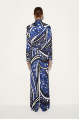 PUCCI Fontane-Print Silk-Twill Trousers | Women Pants And Shorts