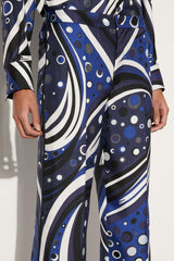 PUCCI Fontane-Print Silk-Twill Trousers | Women Pants And Shorts