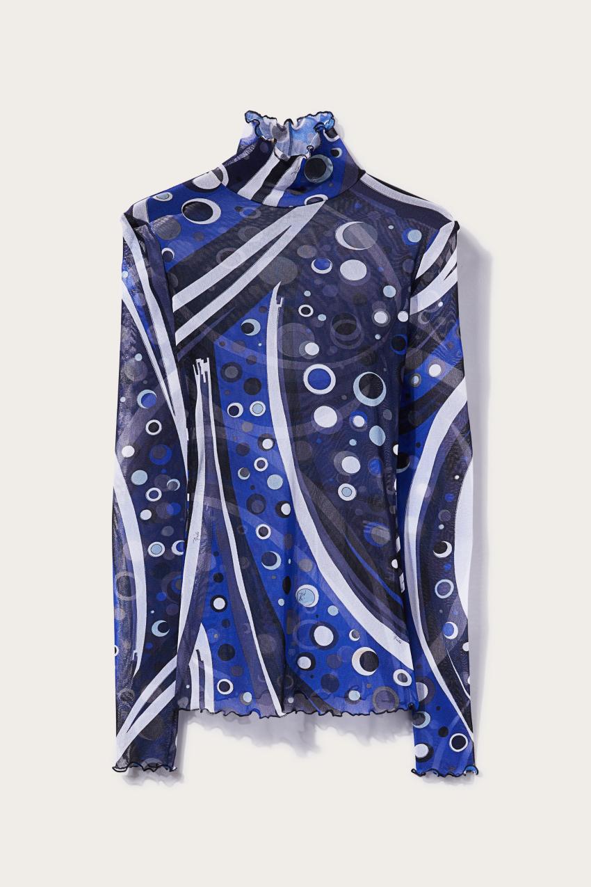 PUCCI Fontane-Print Top | Women Tops And Shirts
