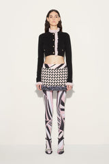 PUCCI Fringed Cropped Cardigan | Women Knitwear