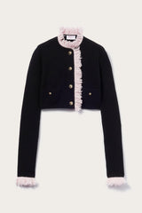 PUCCI Fringed Cropped Cardigan | Women Knitwear