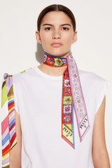 PUCCI Iride And Festa-Print Silk-Twill Scarf | Women Silks