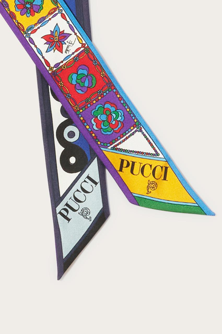 PUCCI Iride And Festa-Print Silk-Twill Scarf | Women Silks