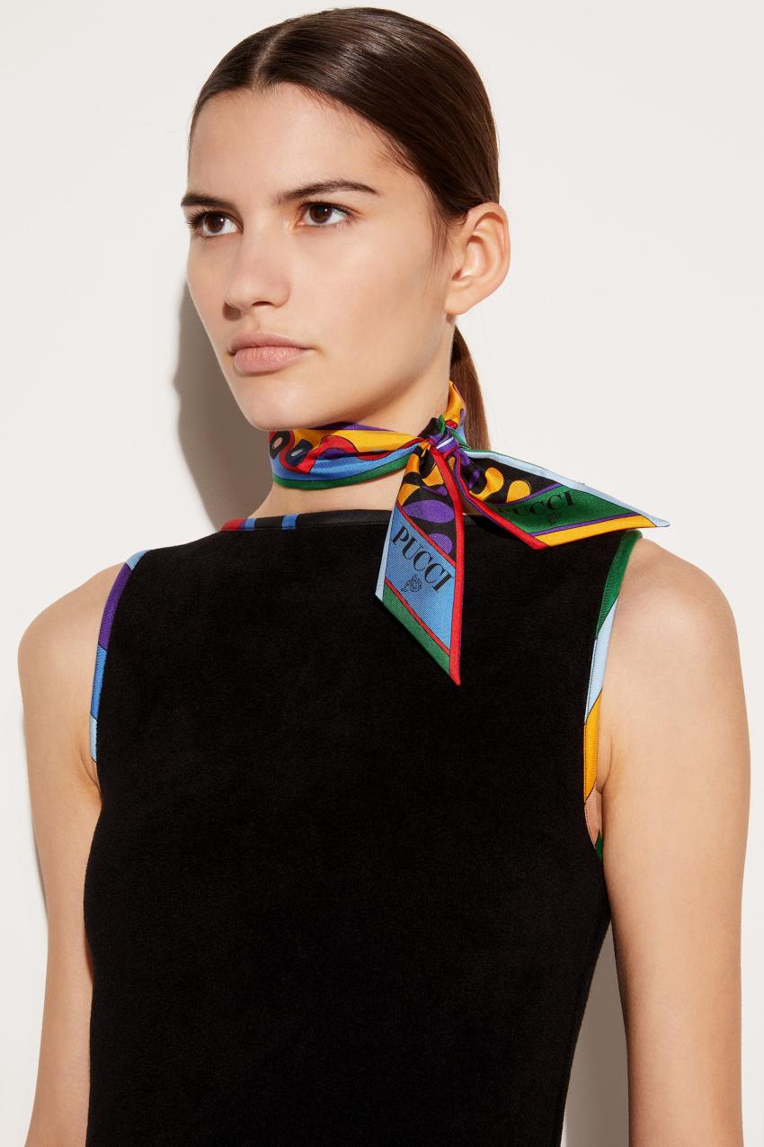 PUCCI Iride And Leocorno-Print Silk-Twill Scarf | Women Silks