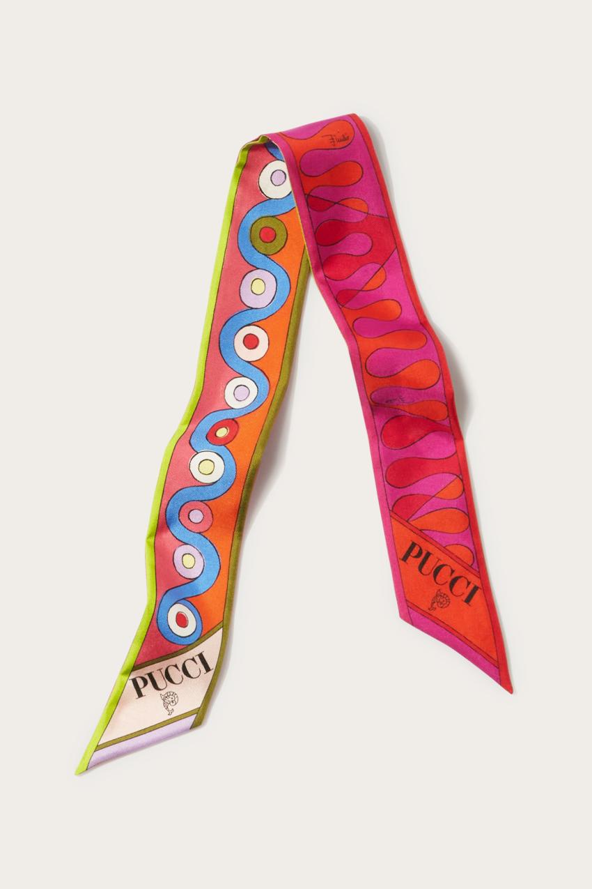 PUCCI Iride And Leocorno-Print Silk-Twill Scarf | Women Silks