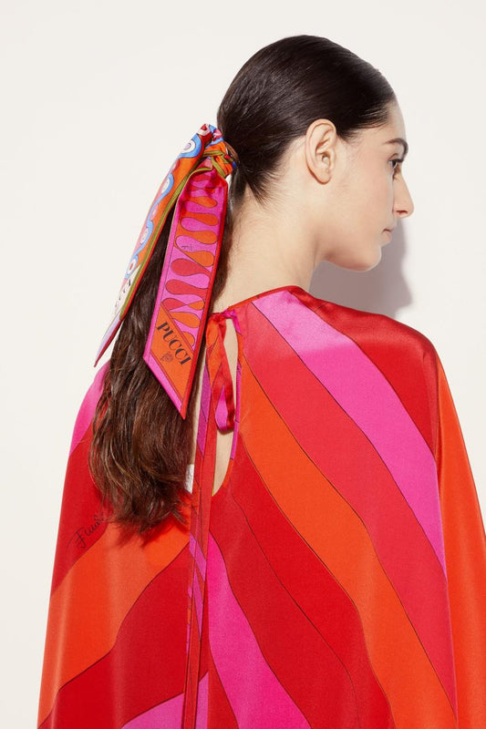 PUCCI Iride And Leocorno-Print Silk-Twill Scarf | Women Silks