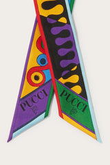 PUCCI Iride And Leocorno-Print Silk-Twill Scarf | Women Silks