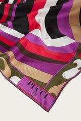 PUCCI Iride And Marmo-Print Large Silk-Twill Carré | Women Silks