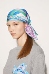 PUCCI Iride And Onde-Print Large Silk-Twill Scarf | Women Silks