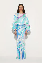 PUCCI Iride And Pesci-Print Silk-Twill Dress | Women Dresses