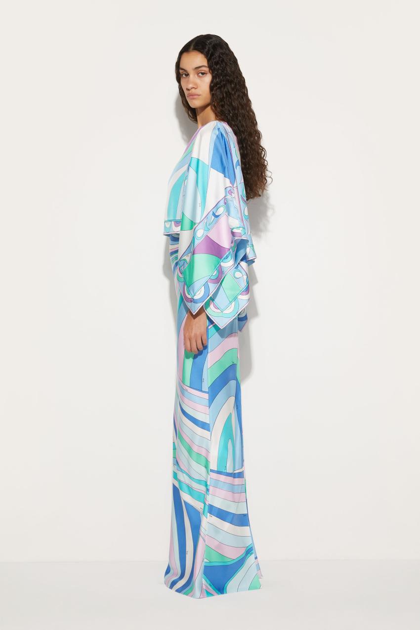 PUCCI Iride And Pesci-Print Silk-Twill Dress | Women Dresses