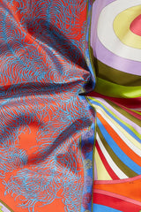 PUCCI Iride And Struzzo-Print Large Silk-Twill Carré | Women Silks