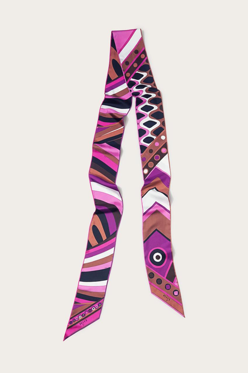 PUCCI Iride And Vivara-Print Silk-Twill Maxi Scarf | Women Silks