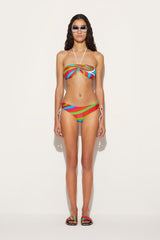 PUCCI Iride-Print Bandeau Bikini Top | Women Bikini