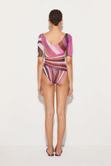 PUCCI Iride-Print Bodysuit | Women Tops And Shirts
