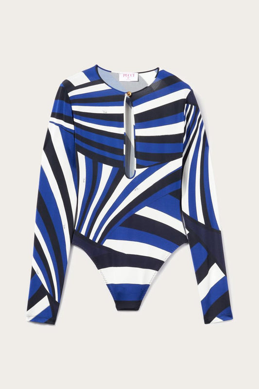PUCCI Iride-Print Bodysuit | Women Tops And Shirts