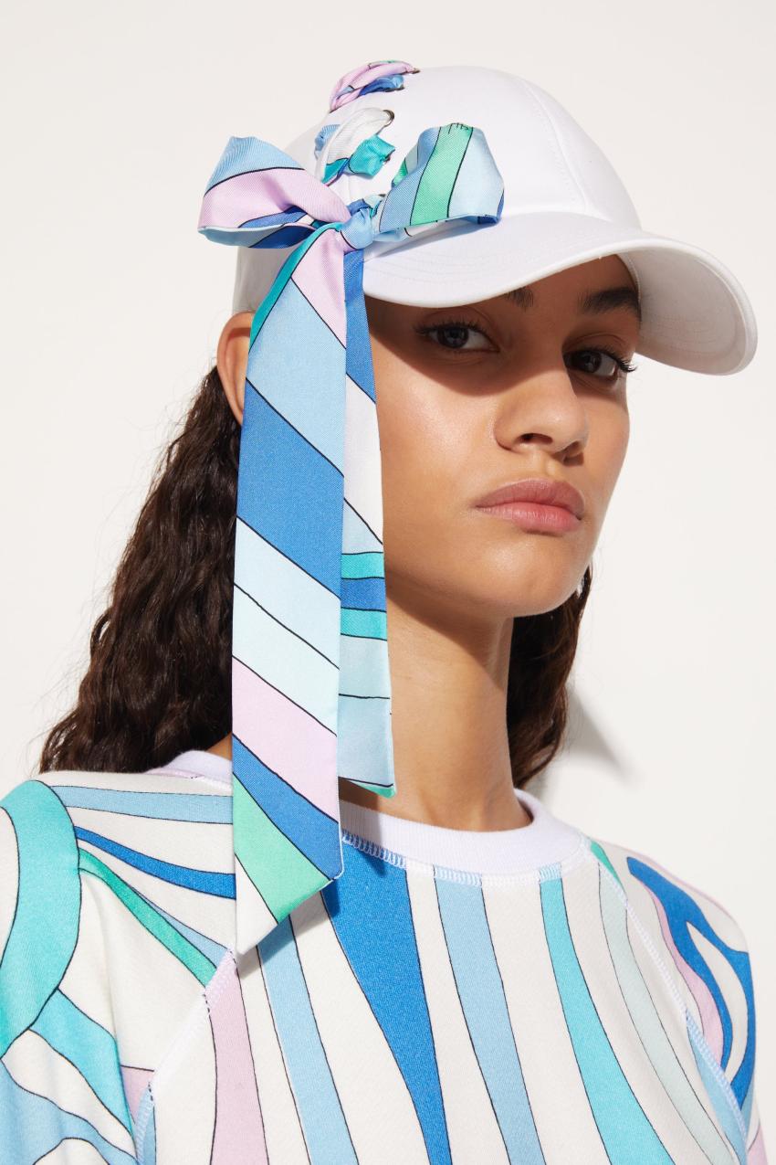 PUCCI Iride-Print Cap | Women Hats And Hair Accessories