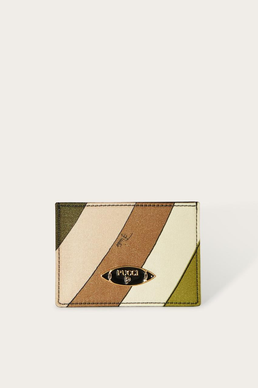 PUCCI Iride-Print Card Holder | Women Small Leather Goods