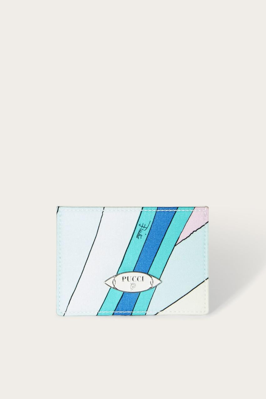 PUCCI Iride-Print Card Holder | Women Small Leather Goods