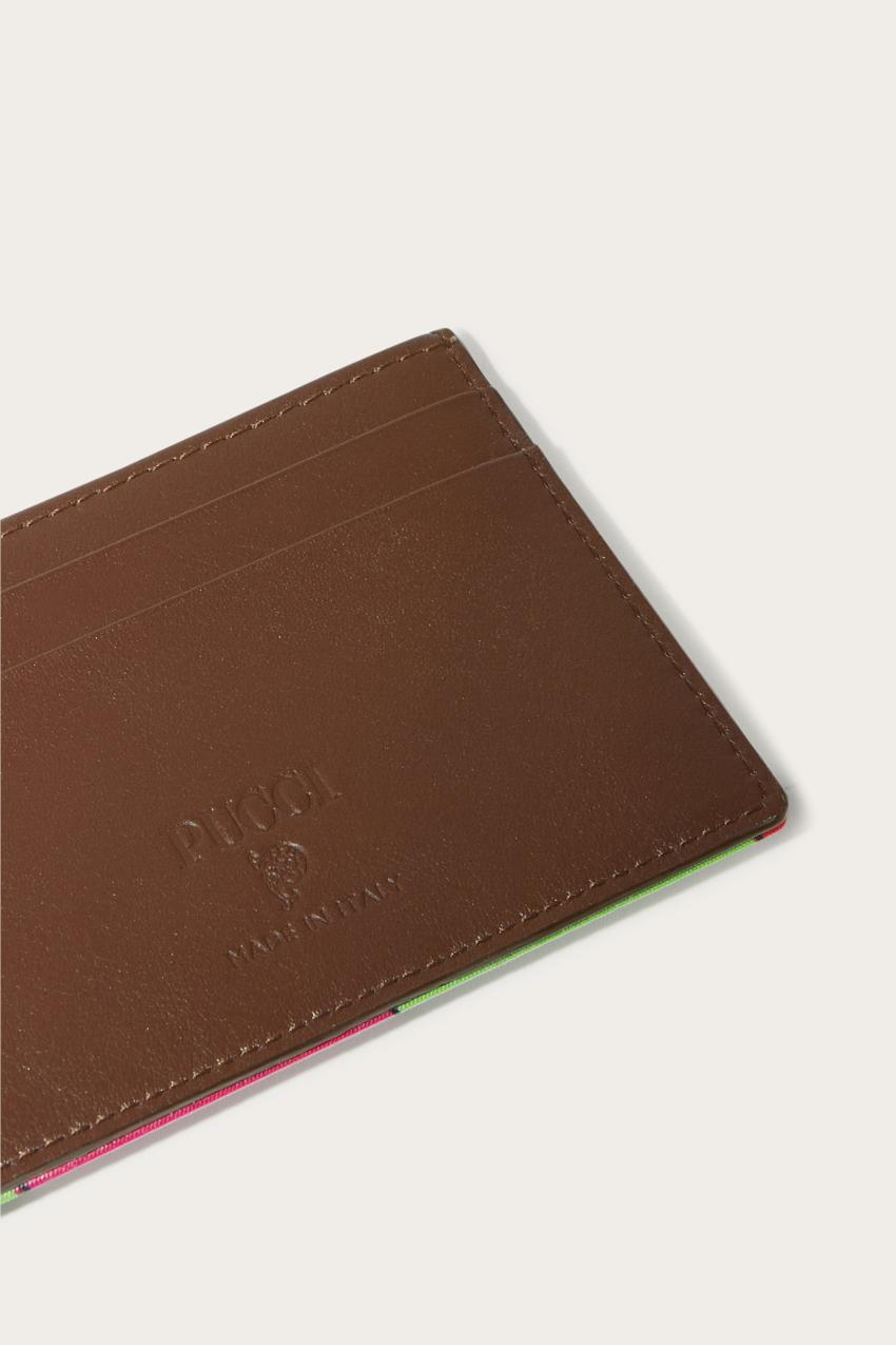 PUCCI Iride-Print Card Holder | Women Small Leather Goods