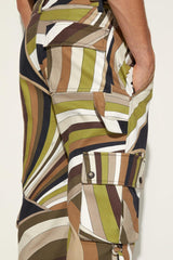PUCCI Iride-Print Cargo Trousers | Men Ready To Wear