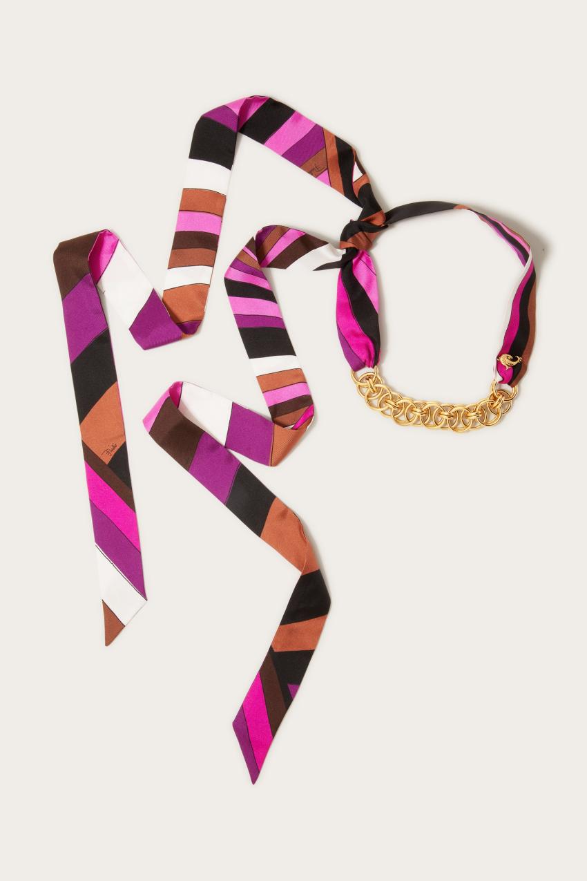 PUCCI Iride-Print Chain Necklace | Women Jewellery