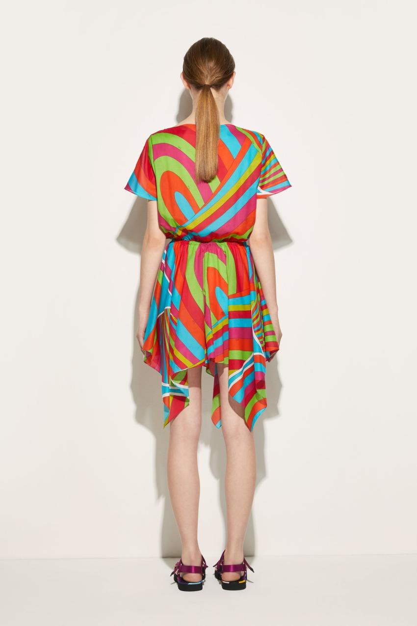 PUCCI Iride-Print Cotton Dress | Women Dresses