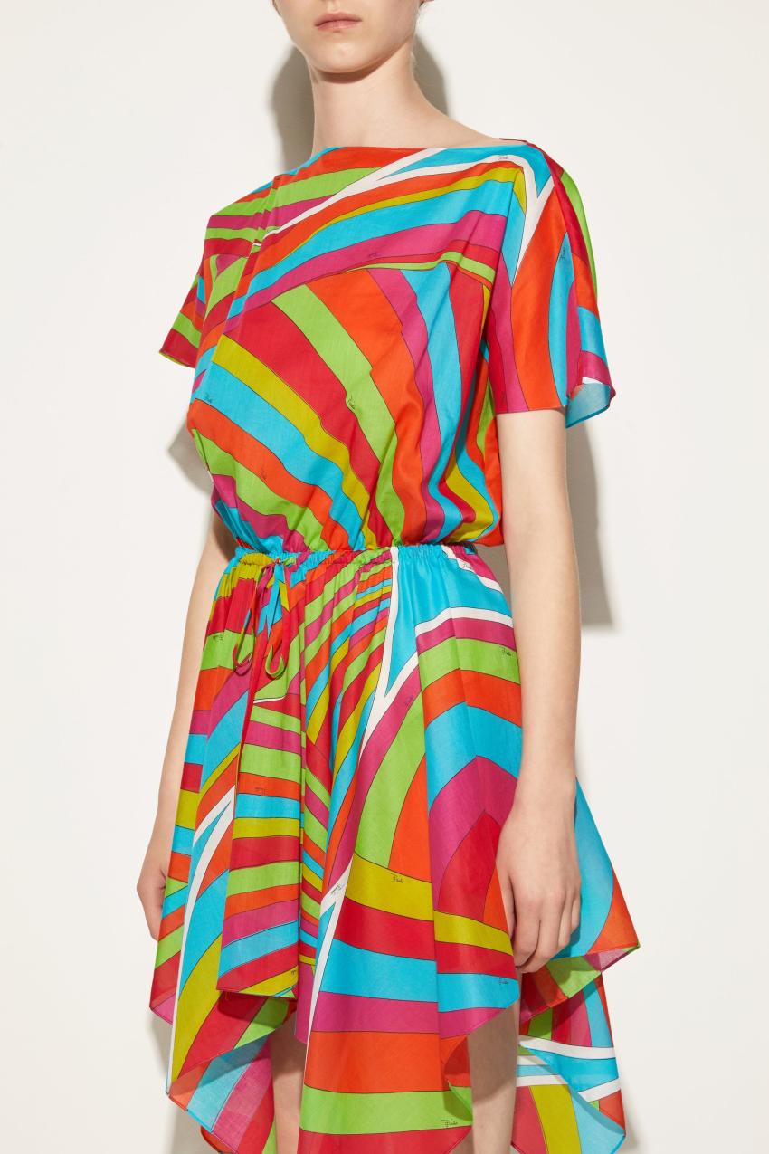 PUCCI Iride-Print Cotton Dress | Women Dresses