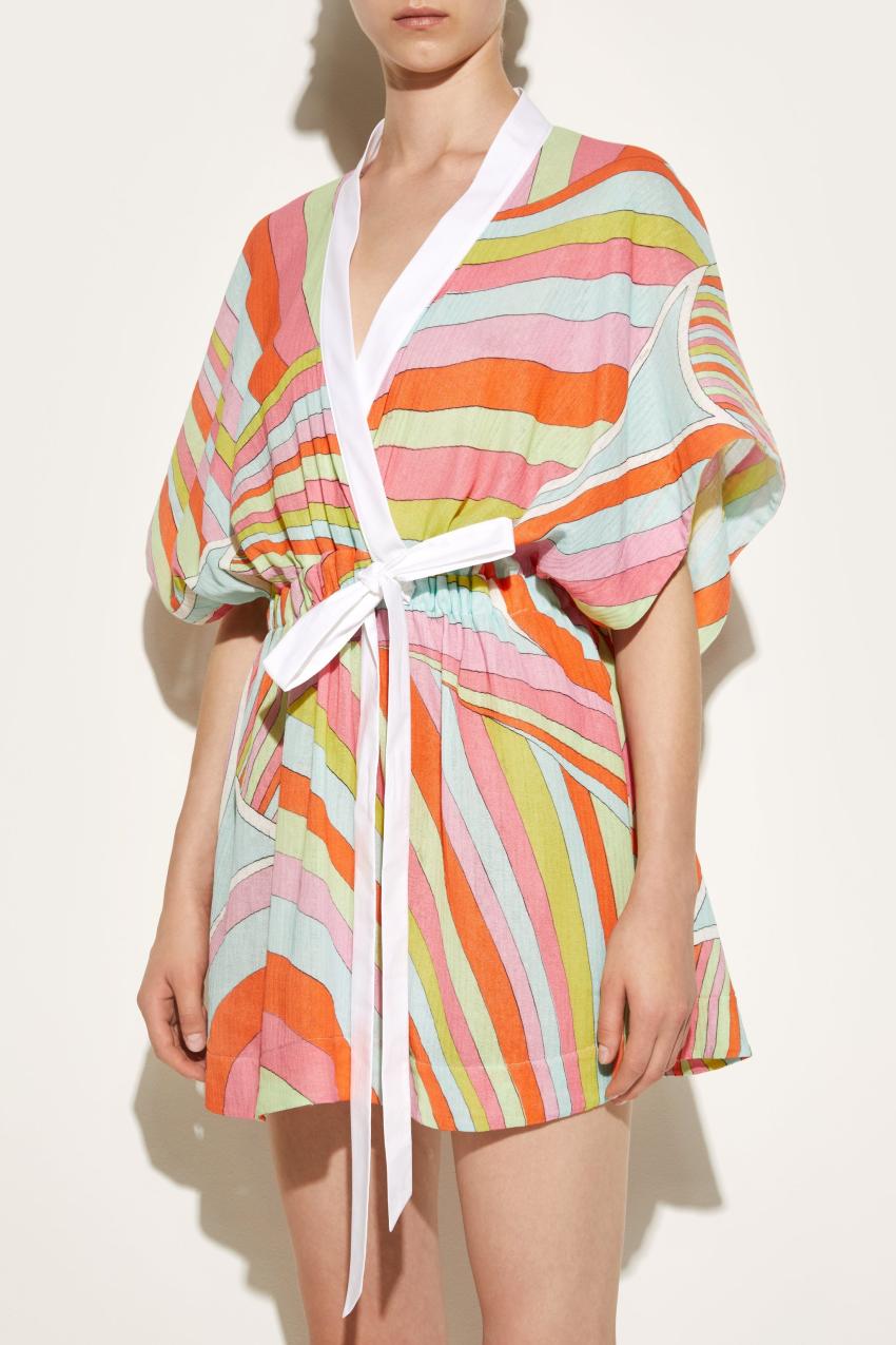 PUCCI Iride-Print Cotton Dress | Women Dresses