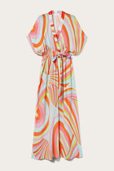 PUCCI Iride-Print Cotton Kaftan | Women Kaftans