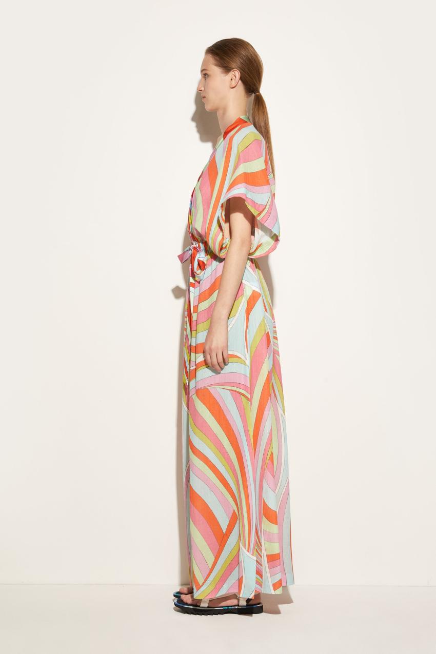 PUCCI Iride-Print Cotton Kaftan | Women Kaftans