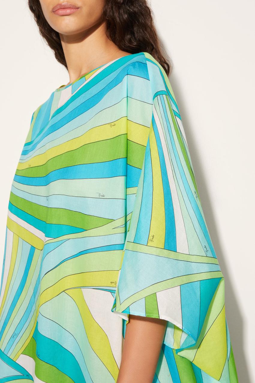 PUCCI Iride-Print Cotton Kaftan | Women Kaftans