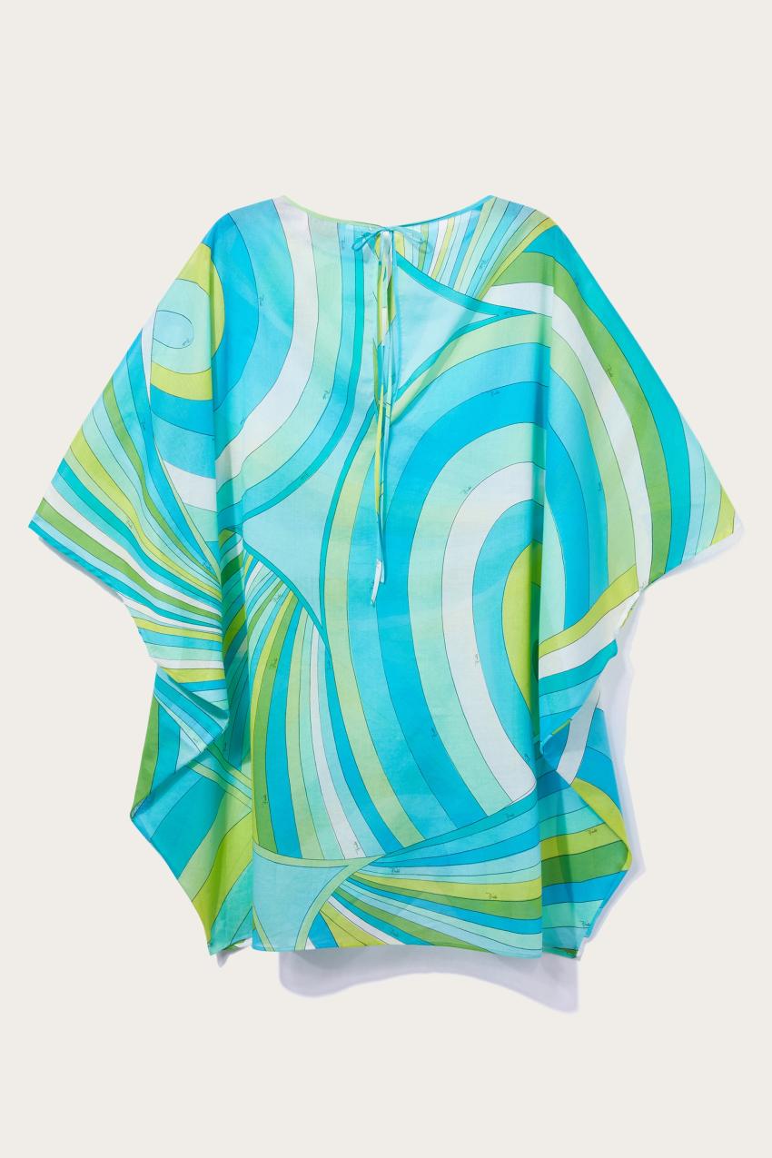 PUCCI Iride-Print Cotton Kaftan | Women Kaftans
